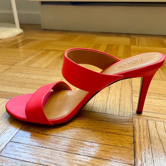 J CREW Slide Heels HOT PINK - Picture 4 of 5